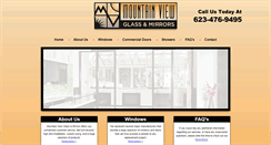 Desktop Screenshot of mtnviewglass.com