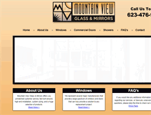 Tablet Screenshot of mtnviewglass.com